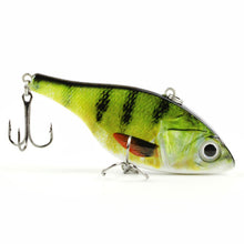 3.1"/20g Popular Vib Crankbait 3D Eyes Fishing Lure High Quality Fishing Bait 6# Strong Treble Hooks Fish Wobbler Pesca HML06