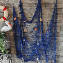 HOT Popular Home Decoration Nautical Decorative 2M x 1M Fishing Net Seaside Beach Shell Party Door Wall Decoration