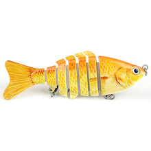 5pcs/set 10cm/12.5g Popular Fishing Lure Multi Jointed Swim Bait Lifelike Hard Fish Bait Artificial Crankbait Tackle MML01