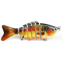5pcs/set 10cm/12.5g Popular Fishing Lure Multi Jointed Swim Bait Lifelike Hard Fish Bait Artificial Crankbait Tackle MML01