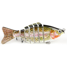 5pcs/set 10cm/12.5g Popular Fishing Lure Multi Jointed Swim Bait Lifelike Hard Fish Bait Artificial Crankbait Tackle MML01