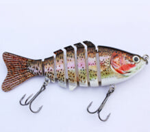 Mmlong 10cm/12.5g Popular Fishing Lure Multi Jointed Crankbait Lifelike Hard Fish Bait Artificial Fishing Swim Bait Lures MML01