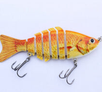 Mmlong 10cm/12.5g Popular Fishing Lure Multi Jointed Crankbait Lifelike Hard Fish Bait Artificial Fishing Swim Bait Lures MML01