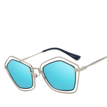 GYSnail Popular Style Fashion Ultralight Metal Weird Polygon Sunglasses Women Hipster Unisex Sun Glasses Men Fishing Driving