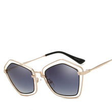 GYSnail Popular Style Fashion Ultralight Metal Weird Polygon Sunglasses Women Hipster Unisex Sun Glasses Men Fishing Driving