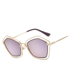 GYSnail Popular Style Fashion Ultralight Metal Weird Polygon Sunglasses Women Hipster Unisex Sun Glasses Men Fishing Driving