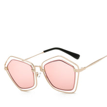 GYSnail Popular Style Fashion Ultralight Metal Weird Polygon Sunglasses Women Hipster Unisex Sun Glasses Men Fishing Driving