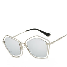 GYSnail Popular Style Fashion Ultralight Metal Weird Polygon Sunglasses Women Hipster Unisex Sun Glasses Men Fishing Driving