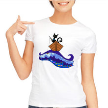 yiwuliming Womens t shirt Harajuku go fishings t -Shirt For lady 2017 summer popular female t shirt funny kawaii tops tees