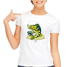 yiwuliming Womens t shirt Harajuku go fishings t -Shirt For lady 2017 summer popular female t shirt funny kawaii tops tees