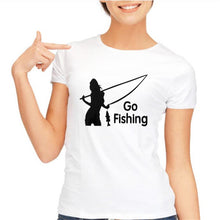 yiwuliming Womens t shirt Harajuku go fishings t -Shirt For lady 2017 summer popular female t shirt funny kawaii tops tees