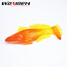 1Pcs 10cm 20g Popular Soft Fishing Lure Soft Bait Swimbaits Jig Head Soft Lure Fly Fishing Bait Plastic Artificial Lure YR-447