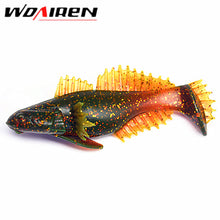 1Pcs 10cm 20g Popular Soft Fishing Lure Soft Bait Swimbaits Jig Head Soft Lure Fly Fishing Bait Plastic Artificial Lure YR-447