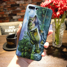 MaiYaCa  Fishing Lake Sunset Fisherman Top Detailed Popular silicone Phone case For iPhone 7 plus Case