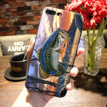 MaiYaCa  Fishing Lake Sunset Fisherman Top Detailed Popular silicone Phone case For iPhone 7 plus Case
