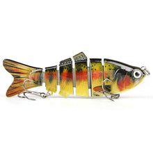 5pcs/set Popular Fishing Lure Multi Jointed Swim Bait Lifelike Hard Fish Bait Artificial Crankbait  4 Color Optional MML01A