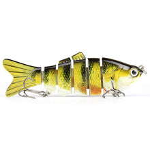 5pcs/set Popular Fishing Lure Multi Jointed Swim Bait Lifelike Hard Fish Bait Artificial Crankbait  4 Color Optional MML01A
