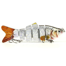 5pcs/set Popular Fishing Lure Multi Jointed Swim Bait Lifelike Hard Fish Bait Artificial Crankbait  4 Color Optional MML01A