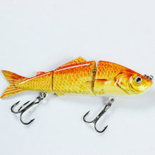 Mmlong 3.2"/7.9g Popular Artificial Fishing Lure 3 Segment Lifelike Crankbait Slow Sinking Hard Fish Bait Tackle Pesca MML03B-2
