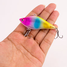 13.5g Popular Vib Crankbait 3D Eyes Fishing Lure High Quality Fishing Bait 6# Strong Treble Hooks Fish Wobbler Pesca