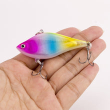 13.5g Popular Vib Crankbait 3D Eyes Fishing Lure High Quality Fishing Bait 6# Strong Treble Hooks Fish Wobbler Pesca