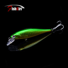 Durable Bionic Fish Minnow Fishing Lure 65mm 5g Popular Hard Bait With French Treble Hooks Lifelike 3D Eyes  DW35 P30