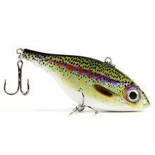 3.1"/20g Popular Vib Crankbait 3D Eyes Fishing Lure High Quality Fishing Bait 6# Strong Treble Hooks Fish Wobbler Pesca AH06