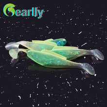 4pcs/lot Popular soft fishing lure-- 4" mini shad soft lure soft bait