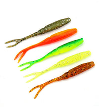 6pcs/lot Popular Soft Fishing Lure 7cm 1.6g Soft Bait Swimbaits Jig Head Soft Lure Fly Fishing Bait Artificial Lure