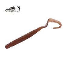 Hot Sale Soft Bait Capuchin Earthworms Fishing Worms Red Color Sauce Soft Bait Lures Popular
