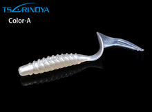 12Pcs/lot Valuable Designer Soft Capuchin Worm Fishing Lures 75mm 3.2g Popular Superior Noctilucent Bait Creative Design R11