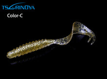 12Pcs/lot Valuable Designer Soft Capuchin Worm Fishing Lures 75mm 3.2g Popular Superior Noctilucent Bait Creative Design R11