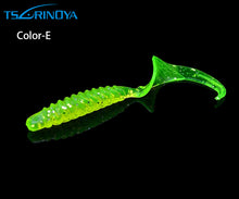 12Pcs/lot Valuable Designer Soft Capuchin Worm Fishing Lures 75mm 3.2g Popular Superior Noctilucent Bait Creative Design R11
