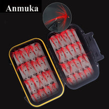 Anmuka 24 Size 40pcs Patterns Assorted Popular Cone Head Tube Flies Salmon Fly Trout Fly Fishing Flies Lures With Fishing Box