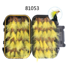 Anmuka 24 Size 40pcs Patterns Assorted Popular Cone Head Tube Flies Salmon Fly Trout Fly Fishing Flies Lures With Fishing Box