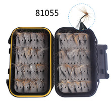 Anmuka 24 Size 40pcs Patterns Assorted Popular Cone Head Tube Flies Salmon Fly Trout Fly Fishing Flies Lures With Fishing Box