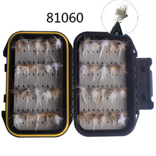 Anmuka 24 Size 40pcs Patterns Assorted Popular Cone Head Tube Flies Salmon Fly Trout Fly Fishing Flies Lures With Fishing Box