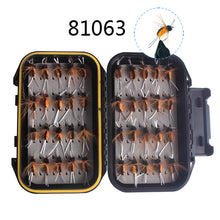 Anmuka 24 Size 40pcs Patterns Assorted Popular Cone Head Tube Flies Salmon Fly Trout Fly Fishing Flies Lures With Fishing Box