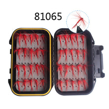 Anmuka 24 Size 40pcs Patterns Assorted Popular Cone Head Tube Flies Salmon Fly Trout Fly Fishing Flies Lures With Fishing Box
