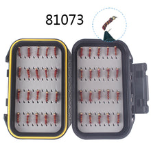 Anmuka 24 Size 40pcs Patterns Assorted Popular Cone Head Tube Flies Salmon Fly Trout Fly Fishing Flies Lures With Fishing Box