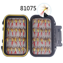 Anmuka 24 Size 40pcs Patterns Assorted Popular Cone Head Tube Flies Salmon Fly Trout Fly Fishing Flies Lures With Fishing Box