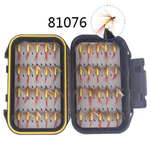 Anmuka 24 Size 40pcs Patterns Assorted Popular Cone Head Tube Flies Salmon Fly Trout Fly Fishing Flies Lures With Fishing Box