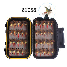 Anmuka 24 Size 40pcs Patterns Assorted Popular Cone Head Tube Flies Salmon Fly Trout Fly Fishing Flies Lures With Fishing Box