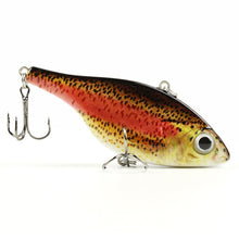 3.9in/20g Popular VIB Crankbait 3D Eyes Fishing Lure High Quality Fishing Bait Strong Treble Hooks Fish Wobbler Artificial lure