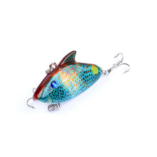 1PCS 5.5cm 7.9g Popular Vib Crankbait 3D Eyes Fishing Lure High Quality Fishing Bait 8# Strong Treble Hooks Fish Wobbler Pesca
