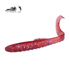 6pcs/pack Soft Bait Capuchin Earthworms Fishing Worms Red Color Sauce Soft Bait Lures Popular