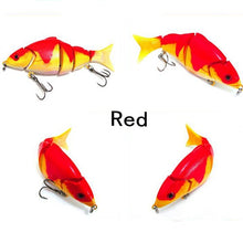 popular Multistage Seawater / Freshwater 3D Fishing Tools 5 sections sea fishing Lure bait 125mm 20 g Hard Baits