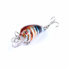 WALK FISH 1Pcs New Popular Design 3D Eyes 5 Colors Vividly Crank Fishing Lure 4.5cm 4.2g Hard Wobbler Diving Depth0.3-0.9m  Bait