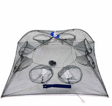 70 * 70cm Fishing Net Portable Fishing Trap Cast Net Foldable Shrimp Cage with 8 Holes Popular Fishing Tackle Tools