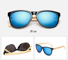 KeiKeSweet Hot Brand Designer Bamboo UV400 Man Woman Vintage Sun Glasses Wood Fun Rayed Fishing Square Driving Sunglasses K1503